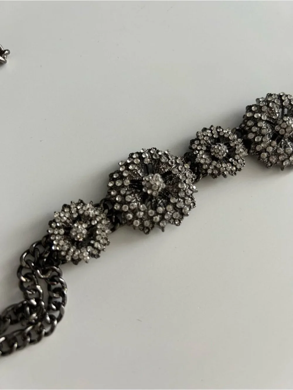 Vintage Floral Chain Belt